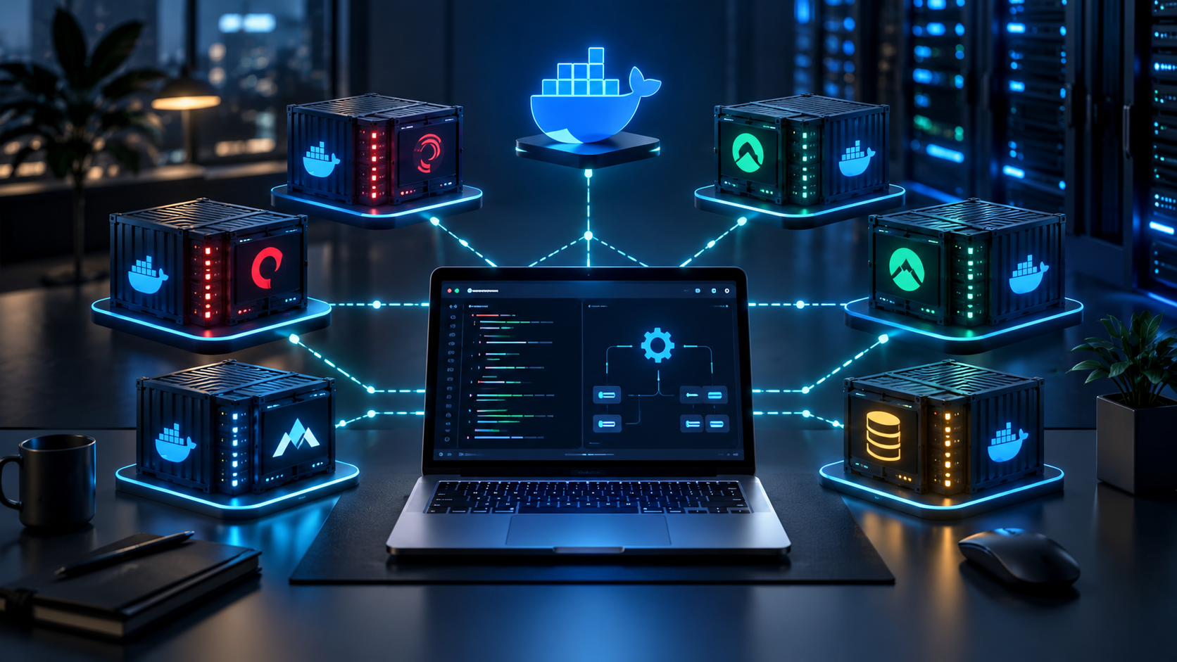 Portada de LAB con Docker para Ansible